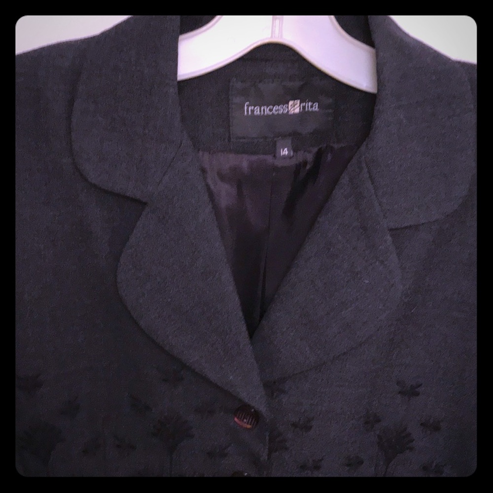 Frances & Rita gray wool jacket - Picture 2 of 4